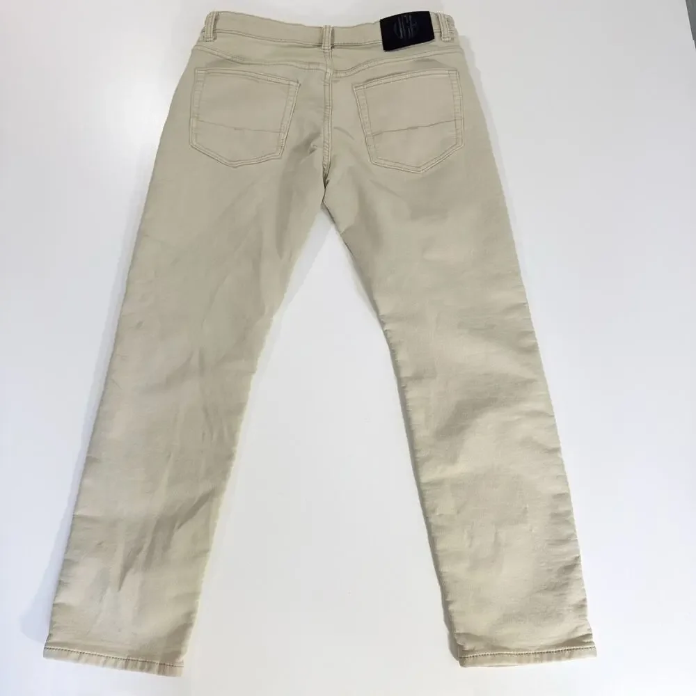 Vintage Jeans Mens M 32x30 Black Tan Khaki Straight Fit Business Casual Pants